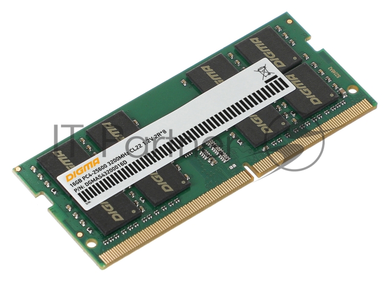 Память DDR4 16Gb 3200MHz Digma DGMAS43200016D RTL PC4-25600 CL22 SO-DIMM 260-pin 1.2В dual rank Ret