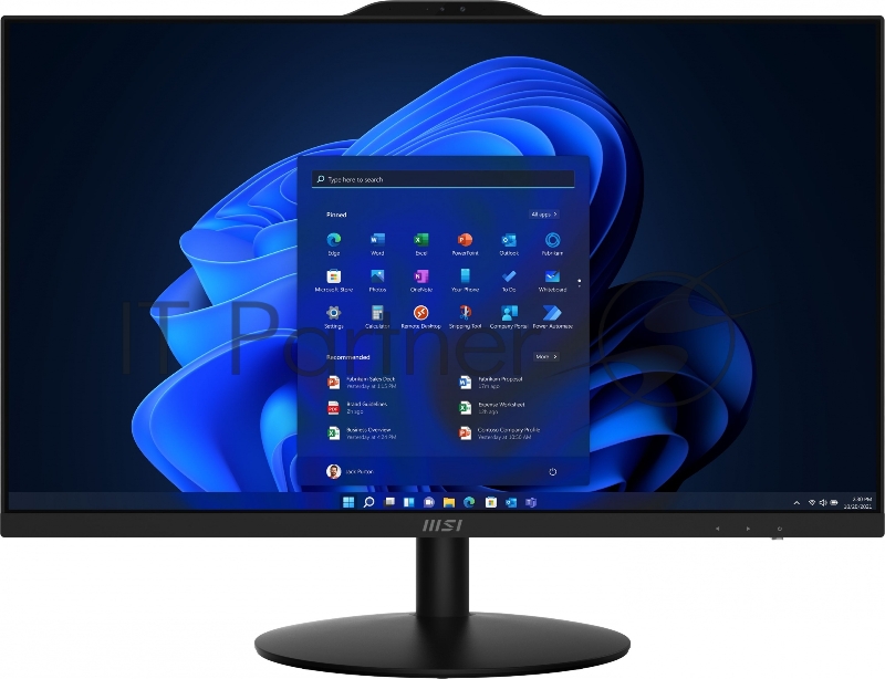 Моноблок MSI Pro AP272 13M-291RU 27 Full HD i3 13100 (3.4) 8Gb SSD256Gb UHDG 630 Windows 11 GbitEth WiFi BT 120W клавиатура мышь черный 1920x1080