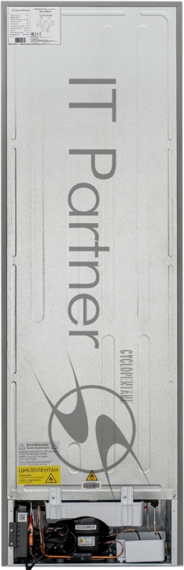 Холодильник Schaub Lorenz SLU C188D0 G 1880х595х630 мм, А+, T/ST/N, NO FROST, 310 л., серый цвет