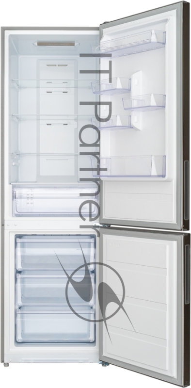 Холодильник Schaub Lorenz SLU C188D0 G 1880х595х630 мм, А+, T/ST/N, NO FROST, 310 л., серый цвет