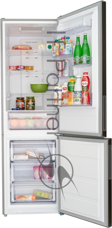 Холодильник Schaub Lorenz SLU C188D0 G 1880х595х630 мм, А+, T/ST/N, NO FROST, 310 л., серый цвет