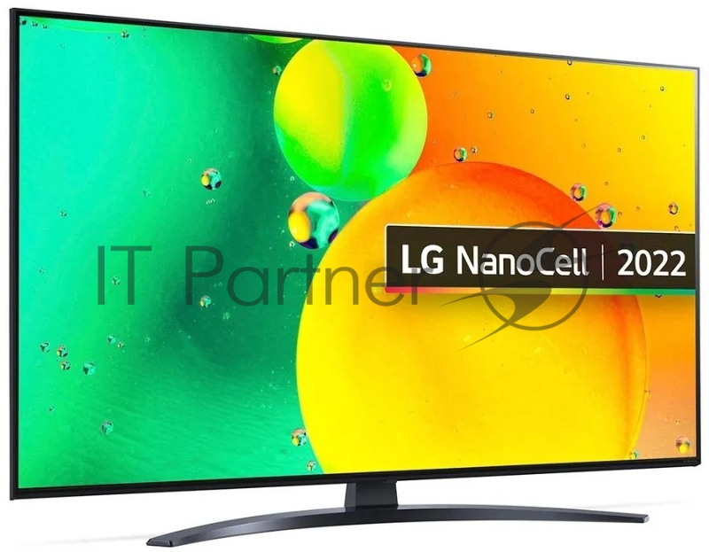 Телевизор LG 50 50NANO766QA NanoCell синяя сажа {4K Ultra HD 60Hz DVB-T DVB-T2 DVB-C DVB-S DVB-S2 USB WiFi Smart TV (RUS)}