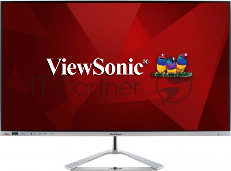 Монитор ViewSonic 31.5 VX3276-2K-MHD-2 черный VA LED 16:9 HDMI M/M матовая 1200:1 250cd 178гр/178гр 2560x1440 DisplayPort UHD 6.9кг