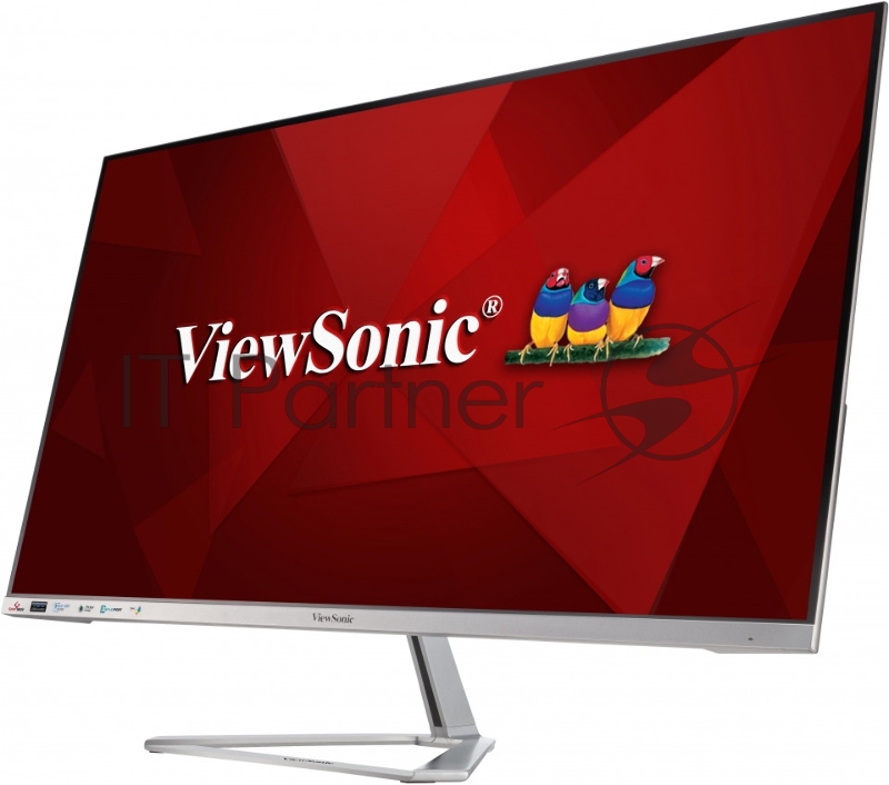 Монитор ViewSonic 31.5 VX3276-2K-MHD-2 черный VA LED 16:9 HDMI M/M матовая 1200:1 250cd 178гр/178гр 2560x1440 DisplayPort UHD 6.9кг