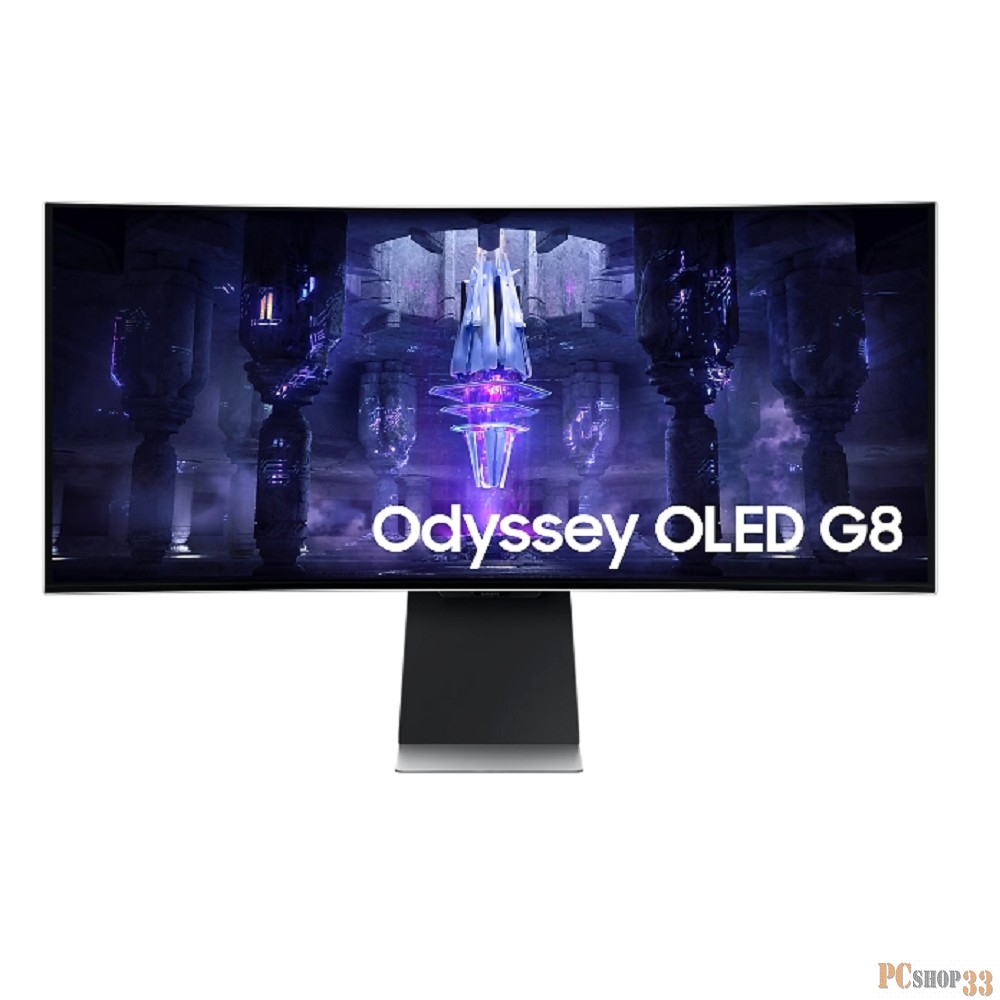 Монитор Samsung 34 Odyssey G3 S34BG850SI серебристый IPS LED 1ms 21:9 M/M полуматовая HAS Piv 1000:1 250cd 178гр/178гр 3440x1440 UHD USB 5.3кг