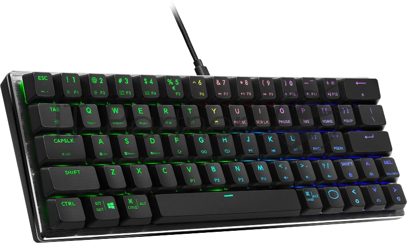 Игровая клавиатура Cooler Master Keyboard SK620/Black/TTC Low Brown/RU