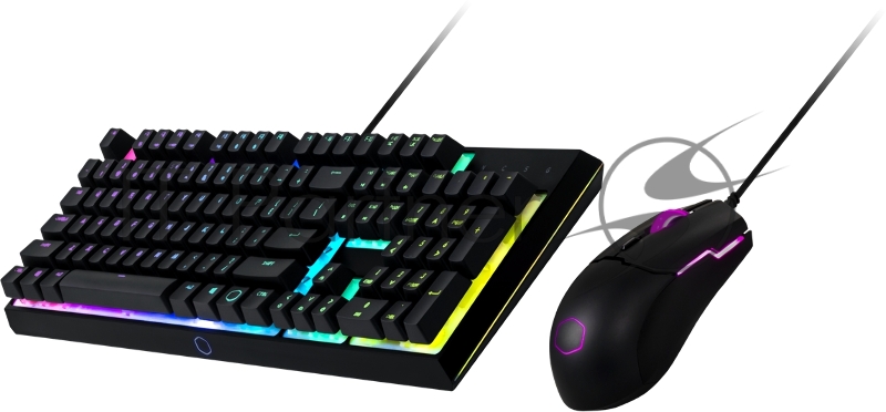 Комплект: Игровая клавиатура+мышь Cooler Master Keyboard Combo/MS110/RU layout/Revised