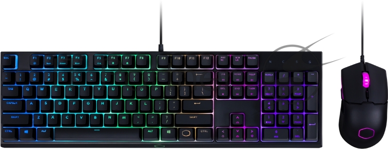 Комплект: Игровая клавиатура+мышь Cooler Master Keyboard Combo/MS110/RU layout/Revised