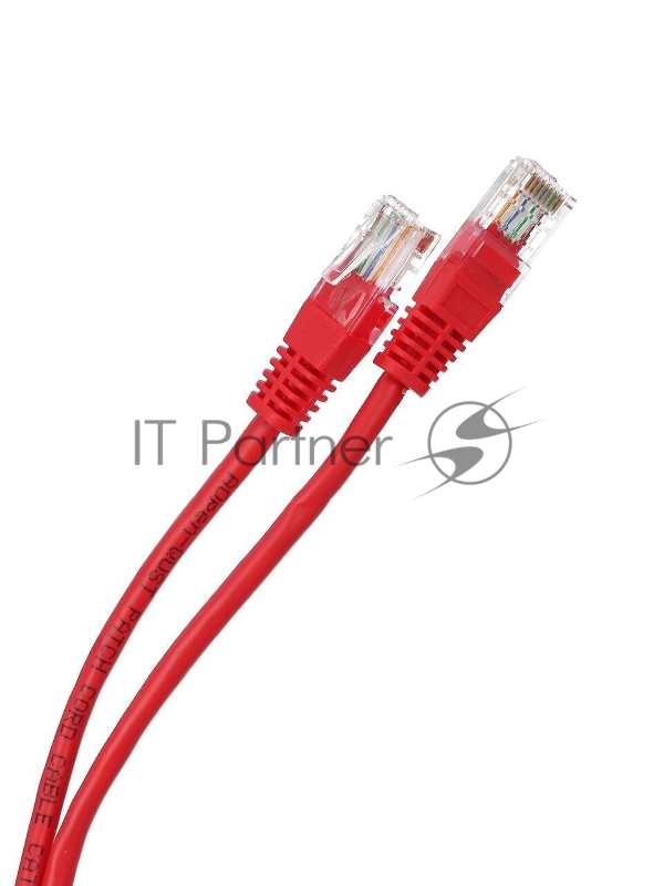 Патчкорд литой Aopen/Qust UTP кат.5е 0,5м красный ANP511_0.5M_R