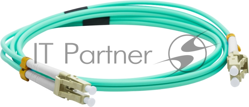 Патч-корд оптический LANMASTER, дуплексный, LC/PC-LC/PC, OM4, LSZH, 5.0 м