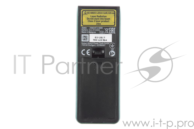Дальномер Bosch Zamo 0603672621, лазерный (20м, 2xAAA)
