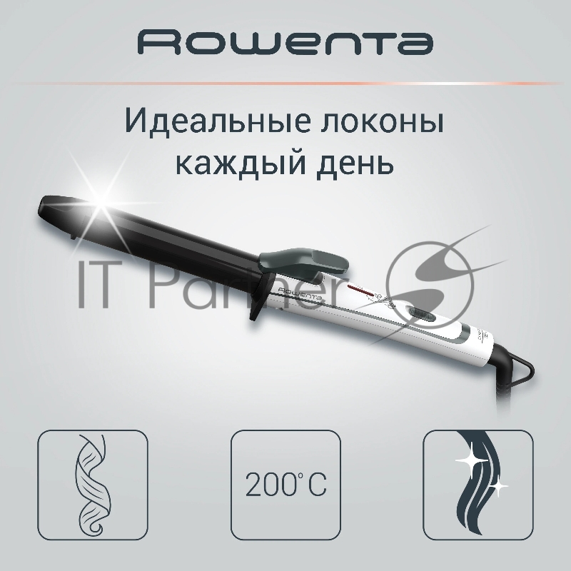Щипцы для завивки ROWENTA CF3228F0, белые