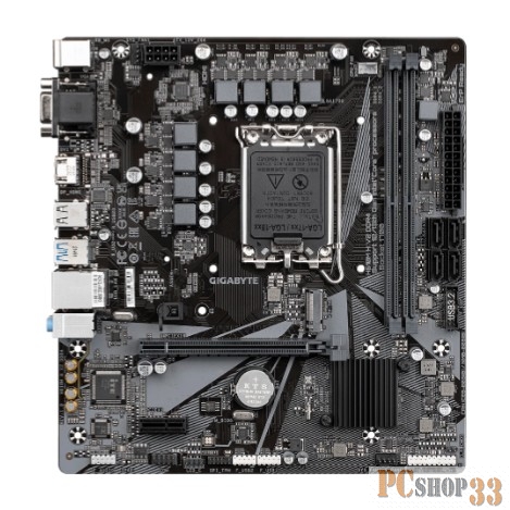 Материнская плата Gigabyte H610M H V2 DDR4 Soc-1700 Intel H610 2xDDR4 mATX AC`97 8ch(7.1) GbLAN+VGA+HDMI