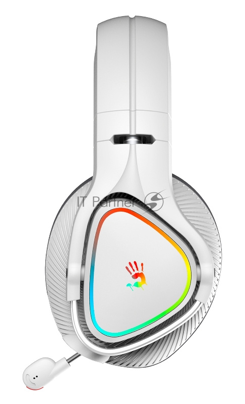 Наушники с микрофоном A4Tech Bloody MR710 серый BT оголовье (MR710 GREY)