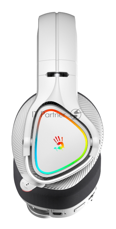 Наушники с микрофоном A4Tech Bloody MR710 серый BT оголовье (MR710 GREY)