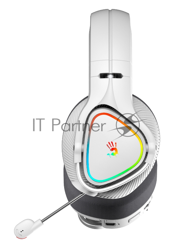 Наушники с микрофоном A4Tech Bloody MR710 серый BT оголовье (MR710 GREY)