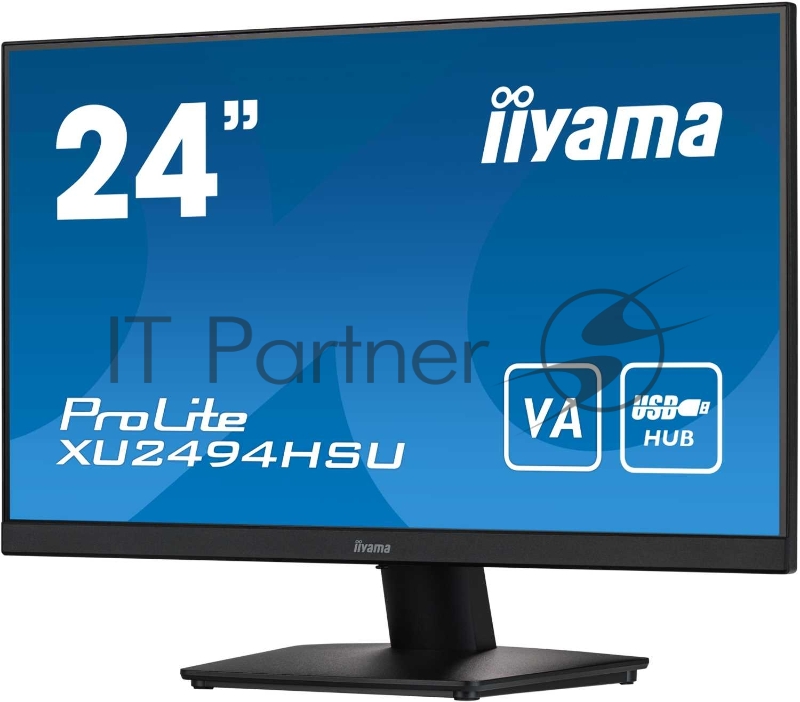 Монитор LCD 24 ETE VA-panel, 1920x1080, 4ms, 250cd/m, Speakers, HDMI, DisplayPort, Speakers, USB-HUB 2x 3.0 (23,8 VIS)