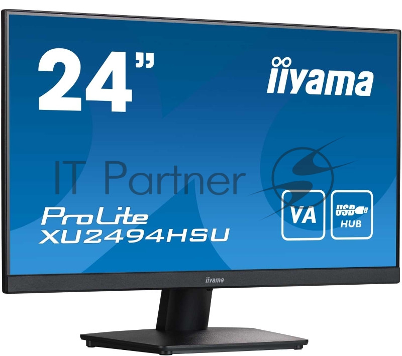 Монитор LCD 24 ETE VA-panel, 1920x1080, 4ms, 250cd/m, Speakers, HDMI, DisplayPort, Speakers, USB-HUB 2x 3.0 (23,8 VIS)