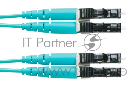 Кабель Патч-корд Panduit FX2ELLNLNSNM003 2x50/125 OM3 LC дуплекс-LC дуплекс 3м LSZH аквамарин