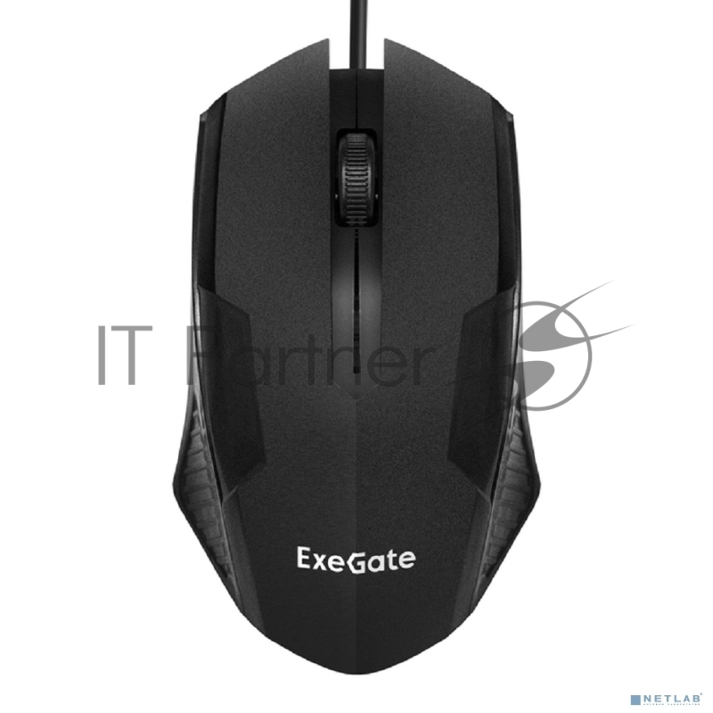 Мышь ExeGate EX279942RUS SH-9025L (USB, оптическая, 1000dpi, 3 кнопки и колесо прокрутки, длина кабеля 2м, черная, RTL)