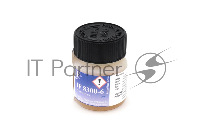 Флюс-гель Interflux IF-8300-6 безотмывочный, 30 мл.