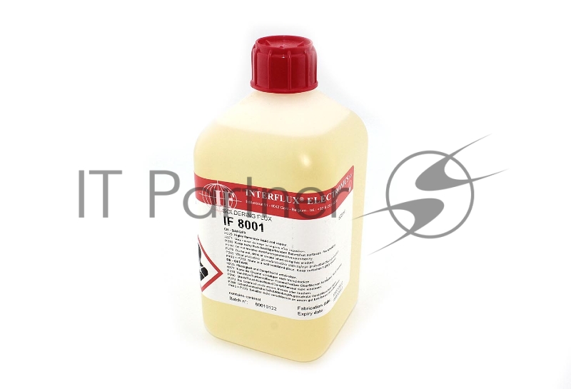 Флюс Interflux IF-8001 жидкий, безотмывочный, 0,5 л.