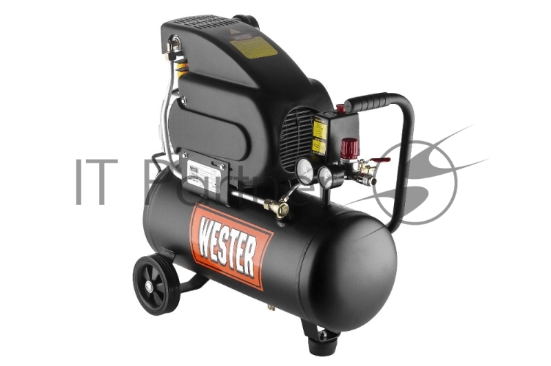 Компрессор WESTER WK1800/24C поршневой масляный, 1800 Вт, 208л/мин, 8бар