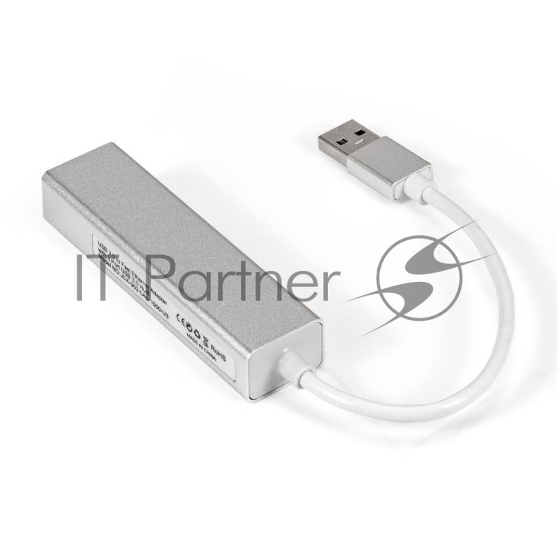 Кабель-адаптер ExeGate EXE-77U3T-45 (USB3.0 --> 3xUSB3.0 + 1xRJ45 UTP 1000Mbps RLT8153)