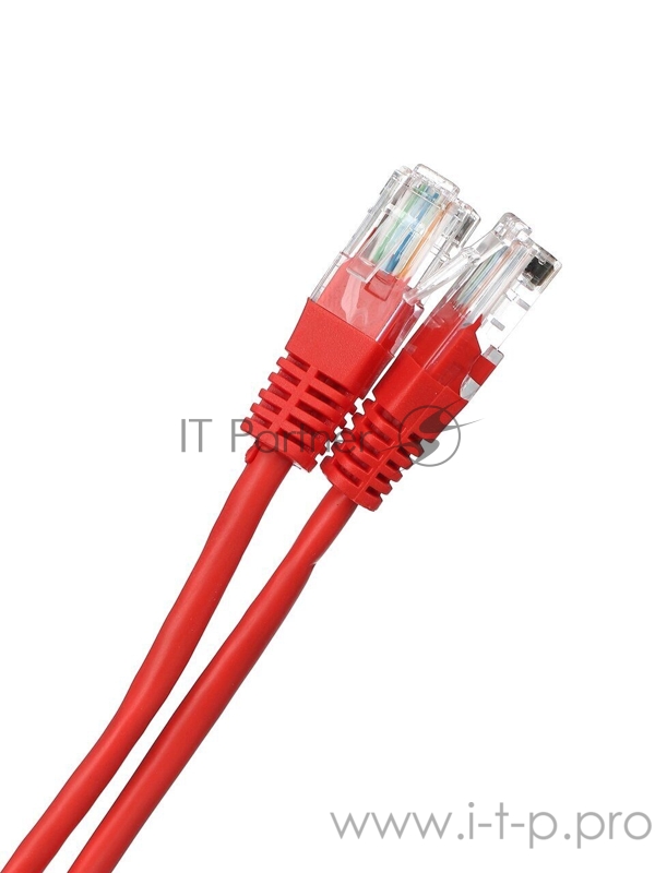 Патч-корд литой Aopen UTP кат.5е 1м красный (ANP511_1M_R)