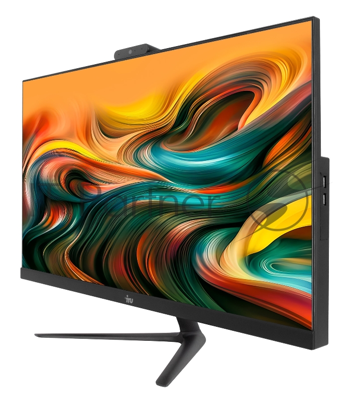 Моноблок IRU Агат 313 27 QHD i3 10105 (3.7) 8Gb SSD256Gb UHDG 630 Free DOS GbitEth WiFi BT Cam черный 2560x1440