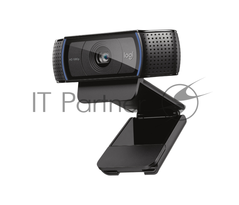 Веб-камера Logitech C920 HD Pro Webcam (Full HD 1080p/30fps, автофокус, угол обзора 78°, стереомикрофон, кабель 1.5м) (арт. 960-000998, M/N: VU0062)