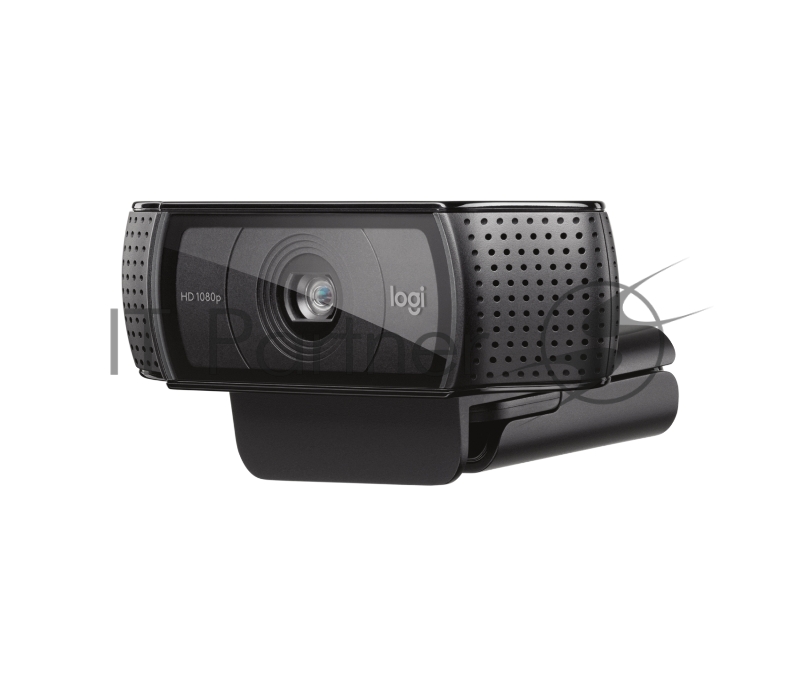 Веб-камера Logitech C920 HD Pro Webcam (Full HD 1080p/30fps, автофокус, угол обзора 78°, стереомикрофон, кабель 1.5м) (арт. 960-000998, M/N: VU0062)