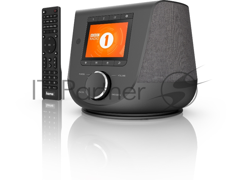 Радиоприемник настольный Hama DIR3200SBT черный USB