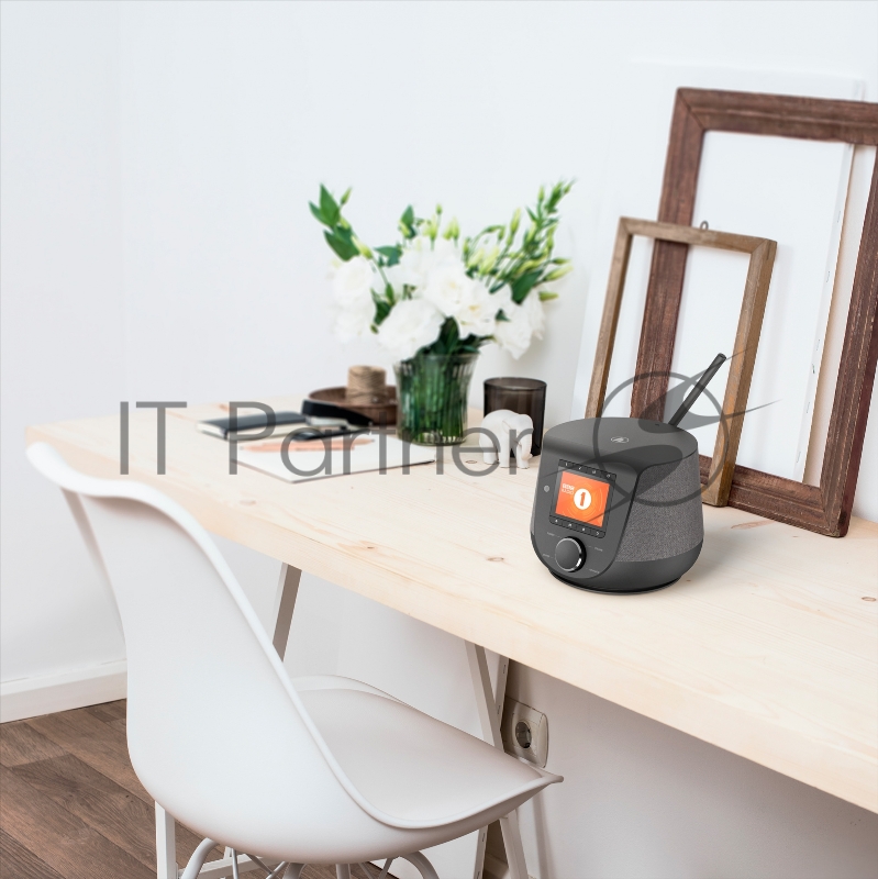 Радиоприемник настольный Hama DIR3200SBT черный USB