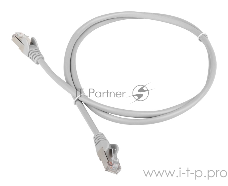 Патч-корд LANMASTER LSZH FTP кат.5e, 5.0 м, серый