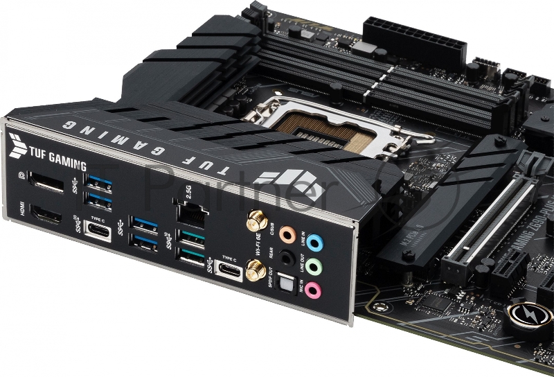 Материнская плата ASUS TUF GAMING Z690-PLUS WIFI, LGA1700, Z690, 4*DDR5, DP+HDMI, CrossFireX, SATA3 + RAID, Audio, Gb LAN, USB 3.2*8, USB 2.0*2, COM*1 header (w/o cable), ATX 90MB18V0-M0EAY0