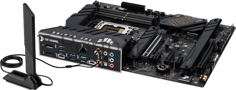 Материнская плата ASUS TUF GAMING Z690-PLUS WIFI, LGA1700, Z690, 4*DDR5, DP+HDMI, CrossFireX, SATA3 + RAID, Audio, Gb LAN, USB 3.2*8, USB 2.0*2, COM*1 header (w/o cable), ATX 90MB18V0-M0EAY0