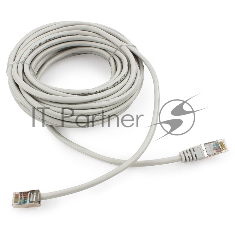 Патч-корд FTP Cablexpert PP22-7.5m кат.5e, 7.5м, литой, многожильный (серый)