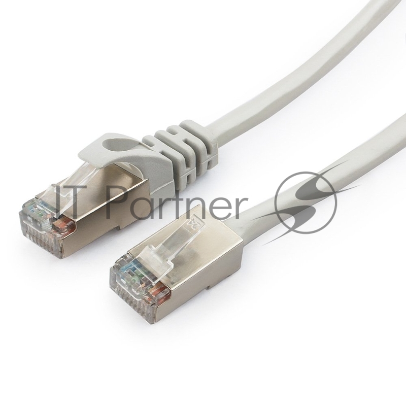 Патч-корд FTP Cablexpert PP22-7.5m кат.5e, 7.5м, литой, многожильный (серый)