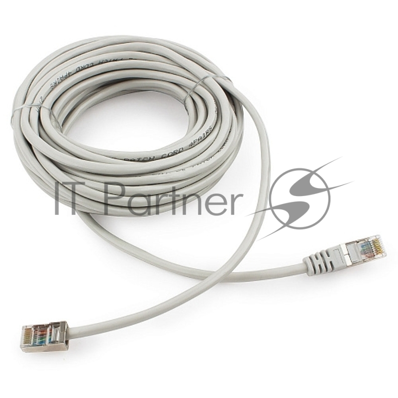 Патч-корд FTP Cablexpert PP22-7.5m кат.5e, 7.5м, литой, многожильный (серый)