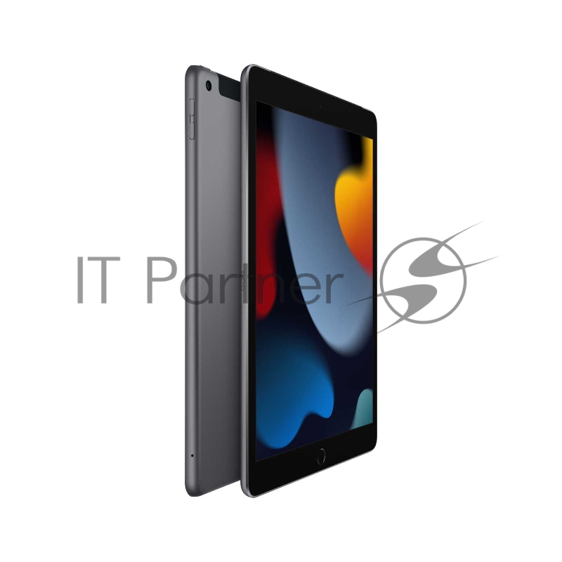 Планшет Apple iPad 2021 A2604 A13 Bionic 6С ROM64Gb 10.2 IPS 2160x1620 3G 4G iOS серый космос 8Mpix 12Mpix BT GPS WiFi Touch 9hr