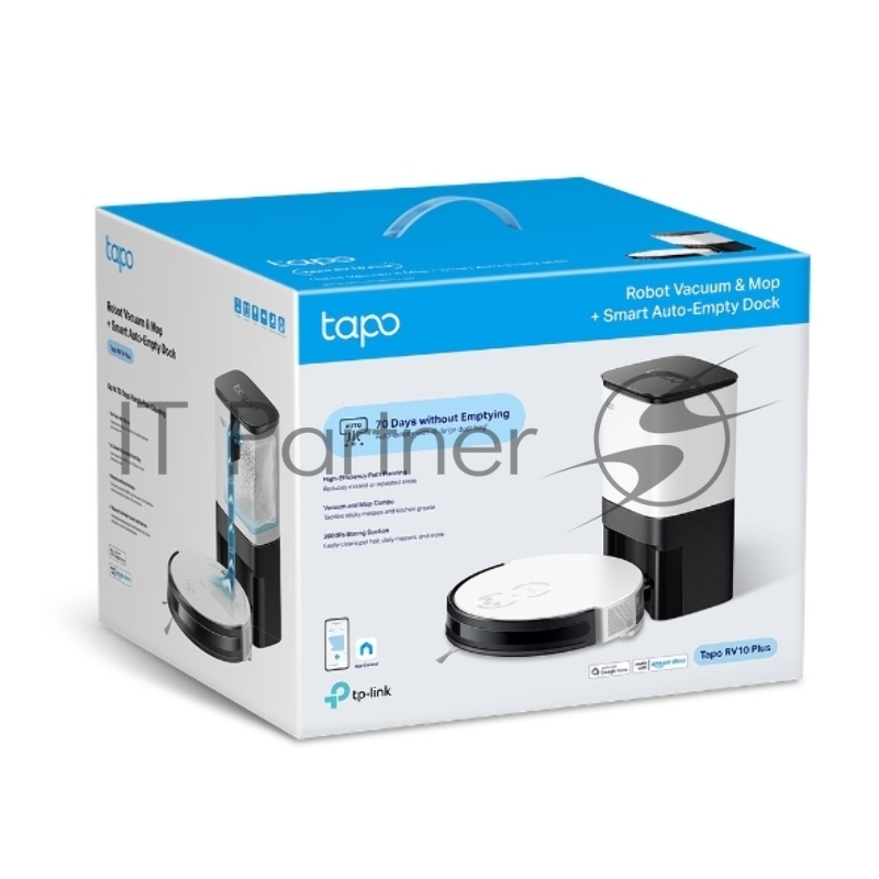 Робот-пылесос Robot Vacuum Cleaner & Auto-Empty DockSPEC: Gyroscopic Navigation, Vacuum & Mop 2-in-1, 2000Pa, 4L Auto-Empty Dock(27000Pa), 2600mAh Battery, 350ml Dustbin, 300ml Water TankFEATURE: Path Planning, 2000Pa 4-Level Suction, 3-Level Water F