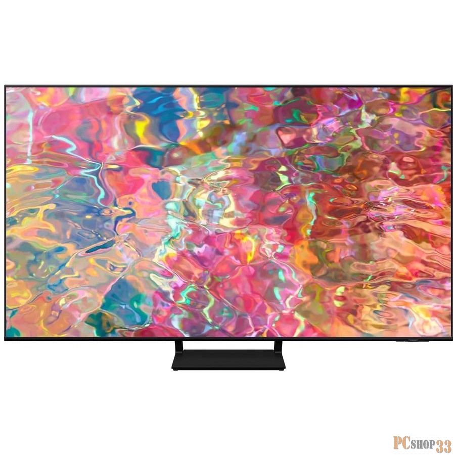 Телевизор QLED Samsung 65 QE65Q70BAUXRU Q темно-серый 4K Ultra HD 120Hz DVB-T DVB-T2 DVB-C DVB-S DVB-S2 USB WiFi Smart TV (RUS)