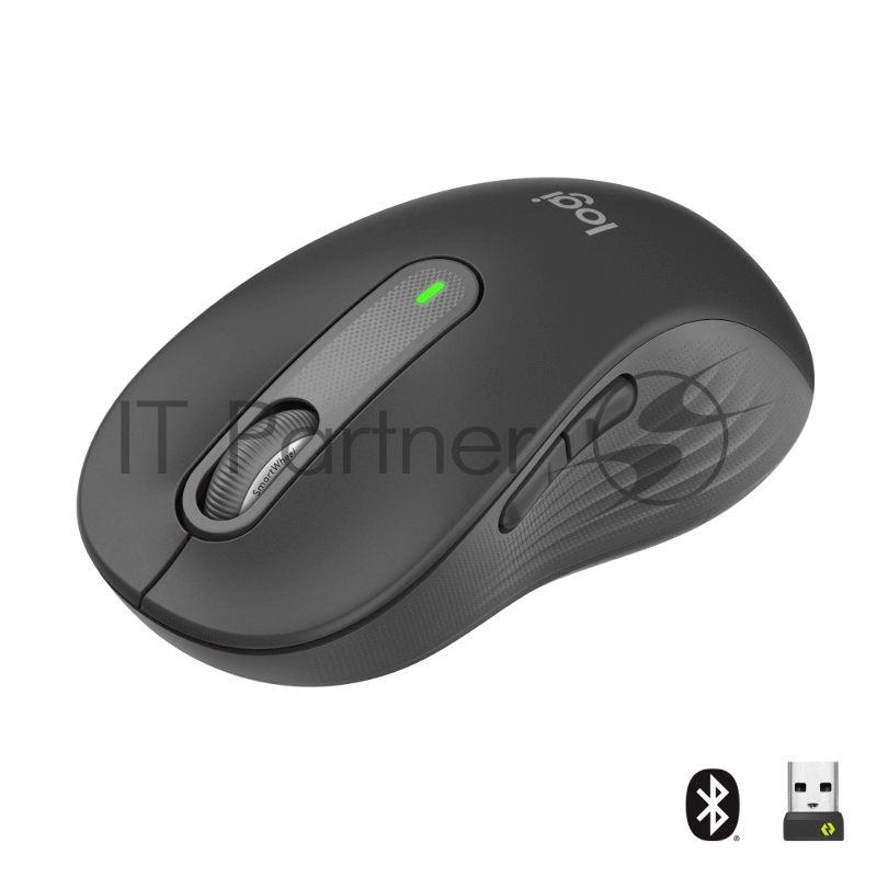 Мышь беспроводная Logitech Signature M650 L GRAPHITE, BT (арт. 910-006388, M/N: MR0091 / CU0021)