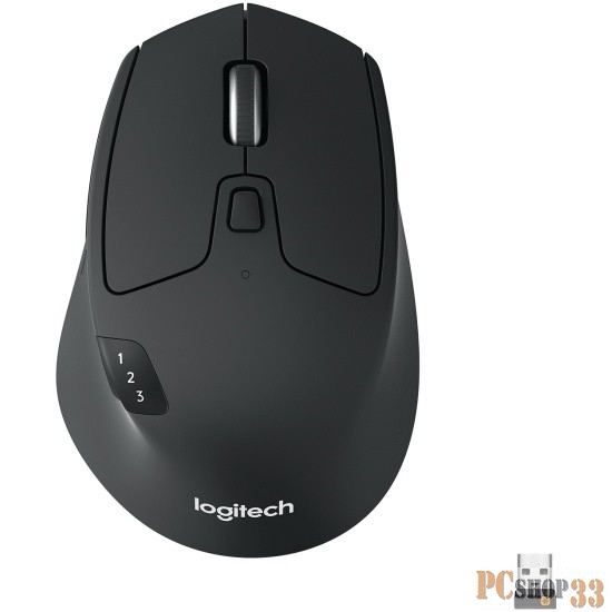 Мышь беспроводная Logitech M720 Triathlon (1000dpi, Bluetooth, 2.4 GHz/USB-ресивер (Logitech Unifying®), 8 кнопок, 1 батарея типа AA) (арт. 910-004794, M/N: M-R0062 / C-U0007)