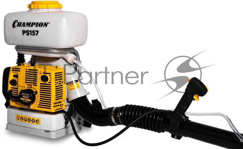 Опрыскиватель-распылитель CHAMPION PS157 {2,6кВт 56,5см? 15м бак 14л 0,14-3,03 л/мин 11,3кг}