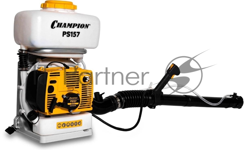 Опрыскиватель-распылитель CHAMPION PS157 {2,6кВт 56,5см? 15м бак 14л 0,14-3,03 л/мин 11,3кг}