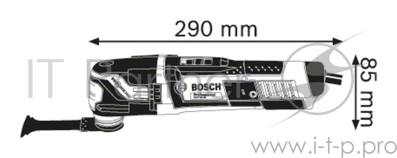 Многофункциональный инструмент Bosch GOP 55-36 Professional 0601231101 (550Вт, 22000об./мин.) + кейс