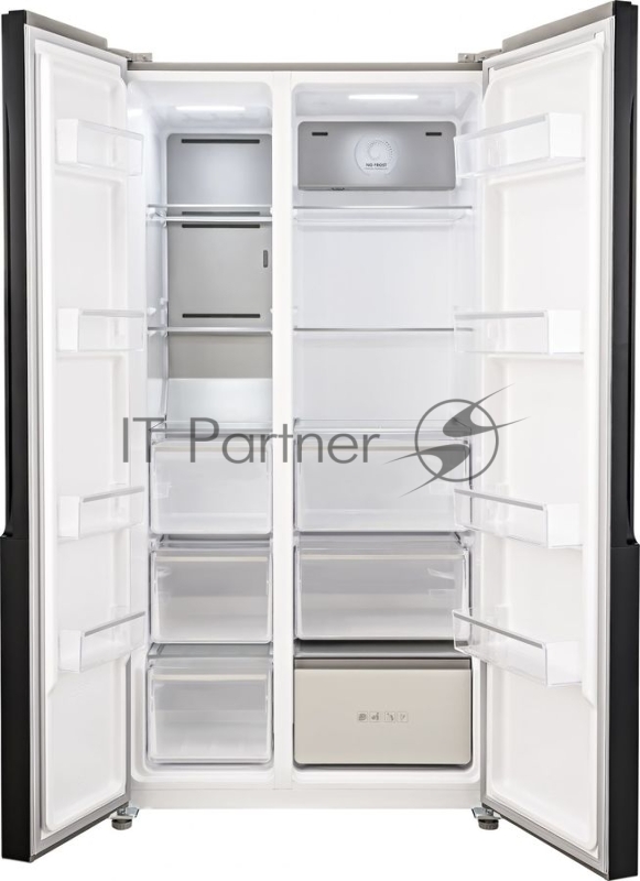 Холодильник Weissgauff WSBS 736 NFBG Inverter Professional черный (двухкамерный)