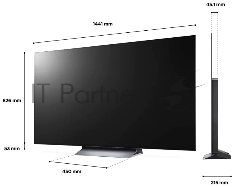 Телевизор LG 65 OLED65C24LA